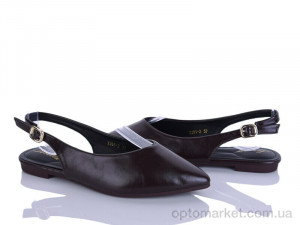 Туфлі жіночі X391-3 Loretta коричневий оптом от Optomarket