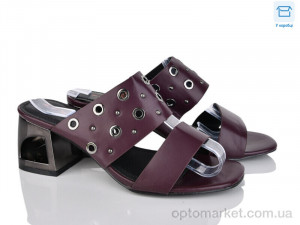 Шльопанці жіночі X507-1 Rafaello бордовий  оптом от Optomarket