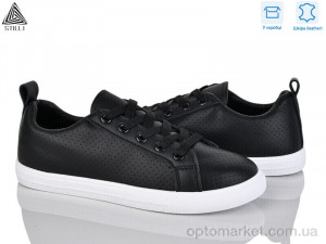 Кросівки жіночі XB20-2 шкіра Stilli чорний  оптом от Optomarket