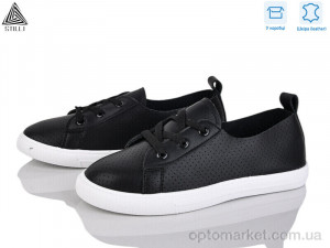 Кросівки жіночі XB60-2 шкіра Stilli чорний  оптом от Optomarket