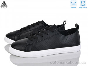 Кросівки жіночі XB80-2 шкірa Stilli чорний  оптом от Optomarket
