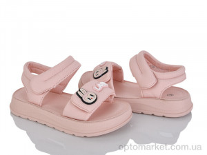 Босоніжки дитячі XD615-2F KIMBOO рожевий оптом от Optomarket
