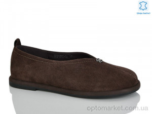 Туфлі жіночі XDP1960-33 Egga коричневий  оптом от Optomarket