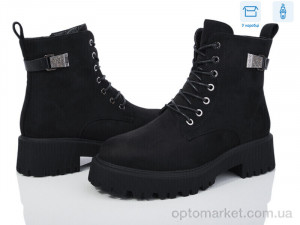 Черевики жіночі XF01-91-7C Xifa чорний  оптом от Optomarket