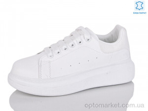 Кросівки жіночі XF01-AA607-13 шкіра Xifa білий  оптом от Optomarket
