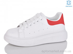 Кросівки жіночі XF01-AA607-9 шкіра Xifa білий  оптом от Optomarket
