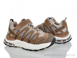 Кросівки дитячі XF01-B598-3K Kimbo-o коричневий  оптом от Optomarket