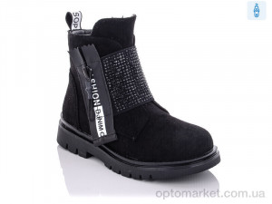 Черевики дитячі XF02-A832-2B Kimbo-o чорний  оптом от Optomarket