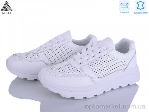 Кросівки жіночі XG130-1 шкіра Stilli білий  оптом от Optomarket