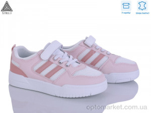 Кросівки дитячі XT370-4 шкіра Stilli рожевий оптом от Optomarket