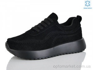 Кросівки жіночі Y038-2 Aelita чорний оптом от Optomarket