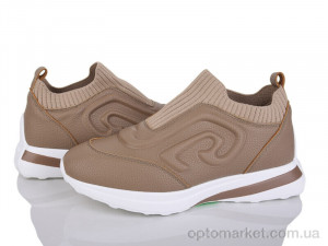 Кросівки жіночі Y045-3 Loretta коричневий  оптом от Optomarket