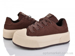 Кросівки жіночі Y051-1 Loretta коричневий  оптом от Optomarket