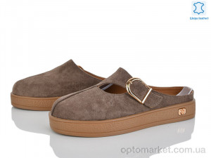 Шльопанці жіночі Y071-1 Loretta коричневий  оптом от Optomarket