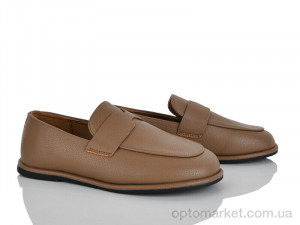 Туфлі жіночі Y078-2 Loretta коричневий  оптом от Optomarket