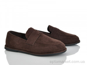 Туфлі жіночі Y079-1 Loretta коричневий  оптом от Optomarket