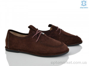 Туфлі жіночі Y090-2 Loretta коричневий оптом от Optomarket