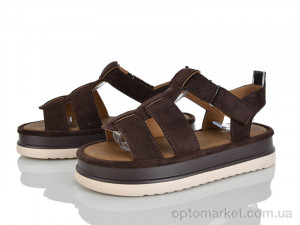 Босоніжки жіночі Y092-1 Loretta коричневий  оптом от Optomarket