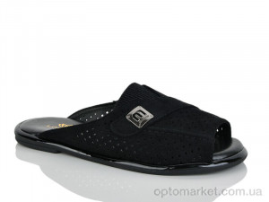 Шльопанці жіночі Y110-5 Loretta чорний оптом от Optomarket
