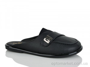 Шльопанці жіночі Y112 Loretta чорний  оптом от Optomarket