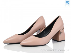 Туфлі жіночі Y120-3 L&M бежевий  оптом от Optomarket