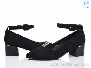 Туфлі жіночі Y130-2 L&M чорний оптом от Optomarket