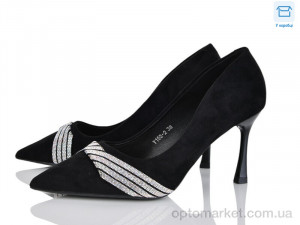 Туфлі жіночі Y153-2 L&M чорний  оптом от Optomarket