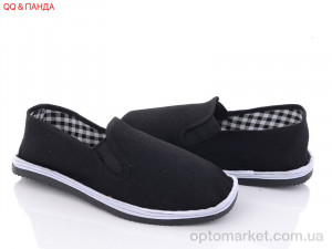 Еспадрільї жіночі Y18 QQ shoes чорний  оптом от Optomarket