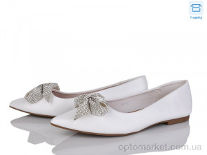 Балетки жіночі Y2-6 L&M білий  оптом от Optomarket
