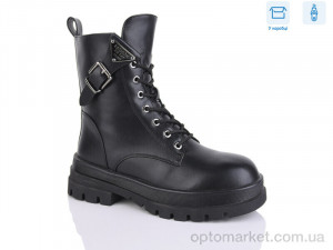 Черевики жіночі Y39 Girnaive чорний  оптом от Optomarket