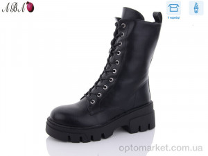 Черевики жіночі Y4 Girnaive чорний  оптом от Optomarket
