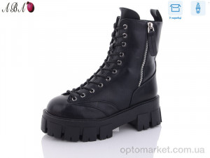 Черевики жіночі Y46 Girnaive чорний  оптом от Optomarket