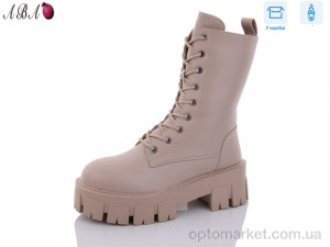 Черевики жіночі Y49-3 Girnaive бежевий  оптом от Optomarket