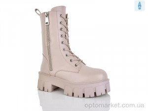 Черевики жіночі Y50-3 Girnaive бежевий  оптом от Optomarket