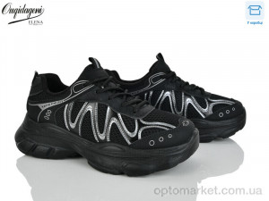 Кросівки жіночі Y80-1 Ouqidageni чорний  оптом от Optomarket