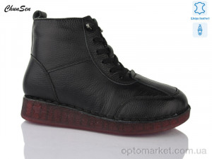 Черевики жіночі Y803-1 Chunsen чорний  оптом от Optomarket