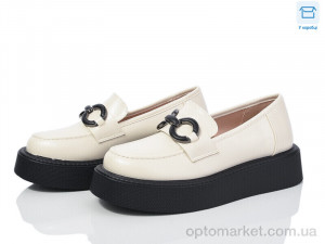 Туфлі жіночі Y87-3 L&M бежевий  оптом от Optomarket