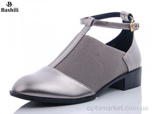Туфлі жіночі Y95-12 Башили графіт  оптом от Optomarket