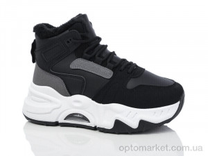 Кросівки жіночі YB058-2 YiYi чорний  оптом от Optomarket