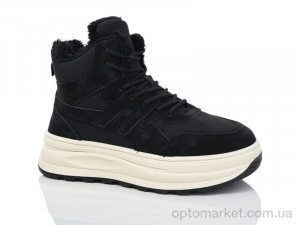 Кросівки жіночі YB065-1 YiYi чорний  оптом от Optomarket