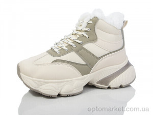 Кросівки жіночі YB071-3 Ok Shoes бежевий  оптом от Optomarket