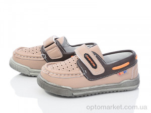 Туфлі дитячі YF2356-1M Kimbo-o бежевий  оптом от Optomarket