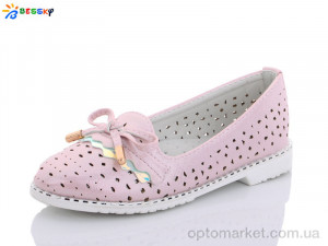 Балетки дитячі YJ9665-3 Bessky рожевий  оптом от Optomarket