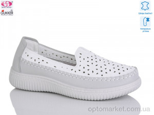 Мокасини жіночі YK2001 Gukkcr білий  оптом от Optomarket