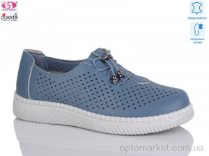 Туфлі жіночі YK2011 Gukkcr синій  оптом от Optomarket