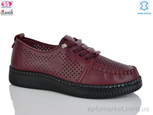 Туфлі жіночі YK5016-9 Gukkcr бордовий  оптом от Optomarket