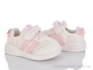 Кросівки дитячі YM606-1F Kimbo-o бежевий  оптом от Optomarket