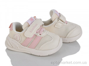 Кросівки дитячі YM606-7F Kimbo-o бежевий  оптом от Optomarket
