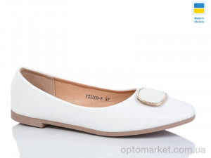 Балетки жіночі YS3209-8 Swin білий оптом от Optomarket