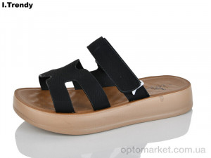 Шльопанці жіночі YZ105-1 Trendy чорний  оптом от Optomarket
